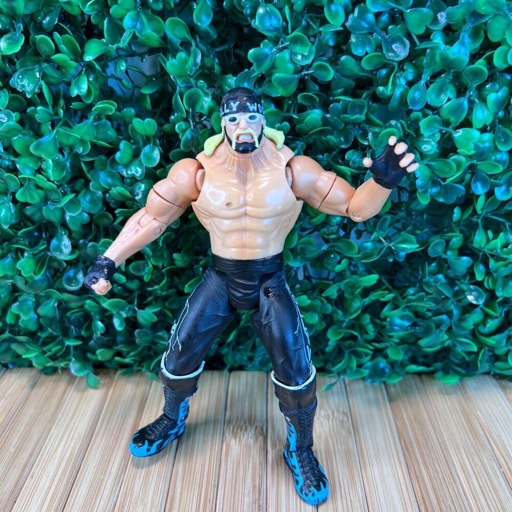 Vintage 1999 ToyBiz WCW NWO Grip 'n Flip Wrestlers Hollywood Hulk Hogan Action F